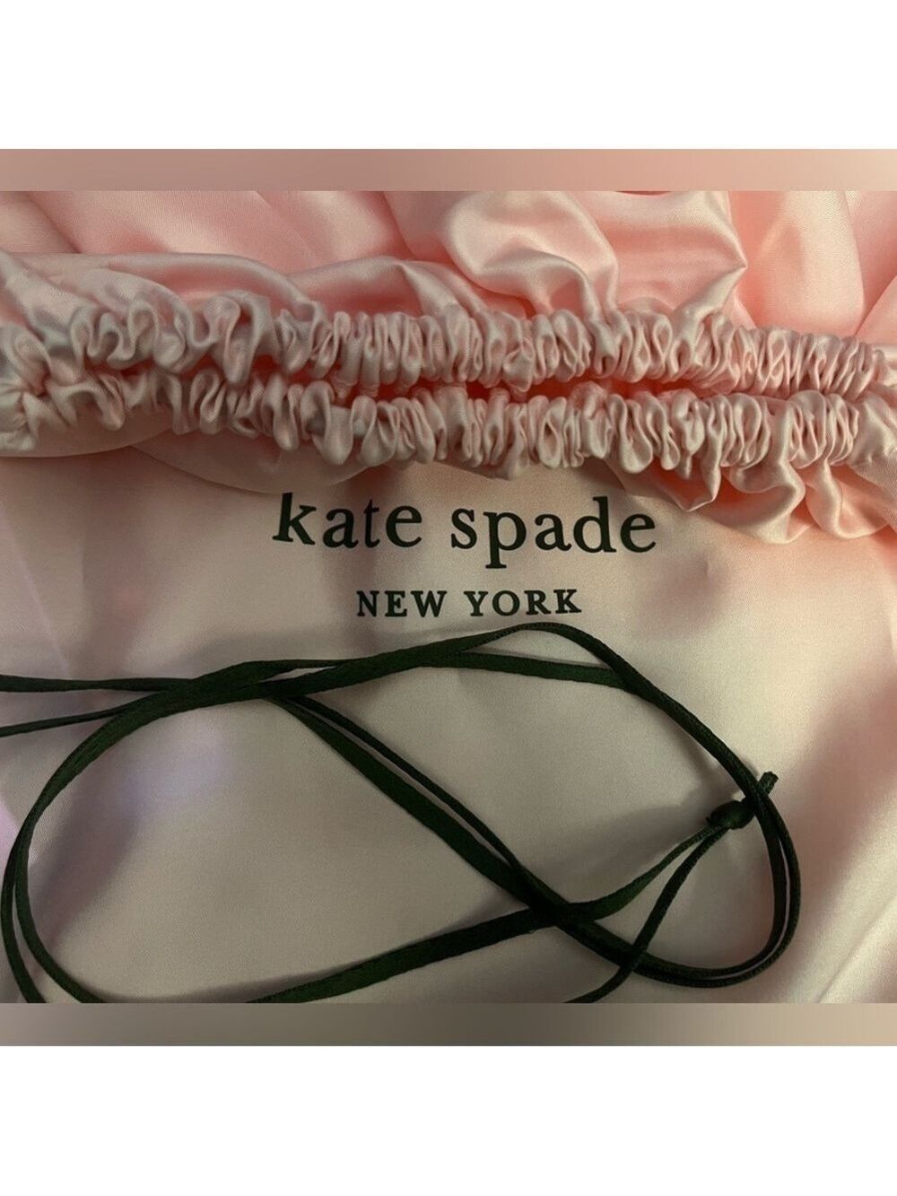 KATE SPADE EXTRA LARGE DRAWSTRING DUST BAG PINK - Picture 6 of 6